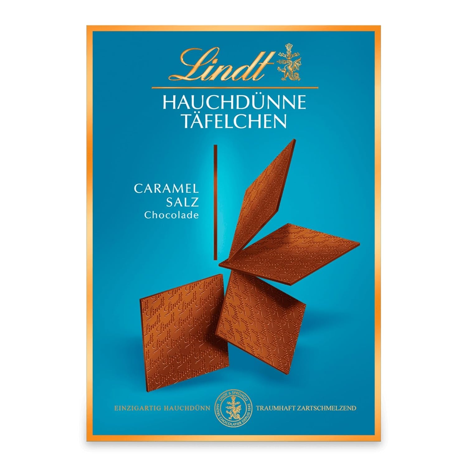 Barras de chocolate negro ultrafinas Lindt Chocolate | 125 gramos | Barritas ultrafinas del mejor chocolate negro | Especialmente fino y fino | Regalo de chocolate (1 paquete)