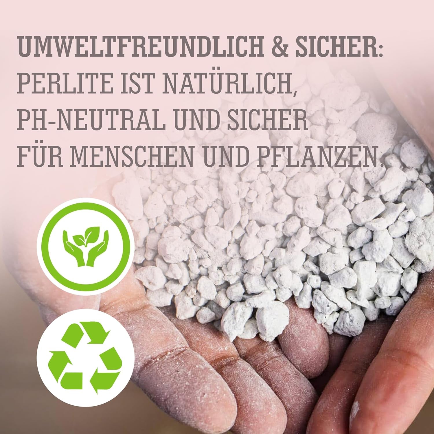 LERAVA® Perlita para Plantas (5L) – Perlita de grano grueso para la mejora del suelo – Garantiza un drenaje y aireación óptimos – Aditivo natural para suelos e hidroponía – Gránulos para plantas