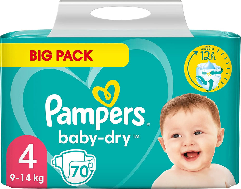 Pampers (versión antigua), bragas, talla 4, 9 kg-15 kg, paquete de tres (1 x 88 pañales)