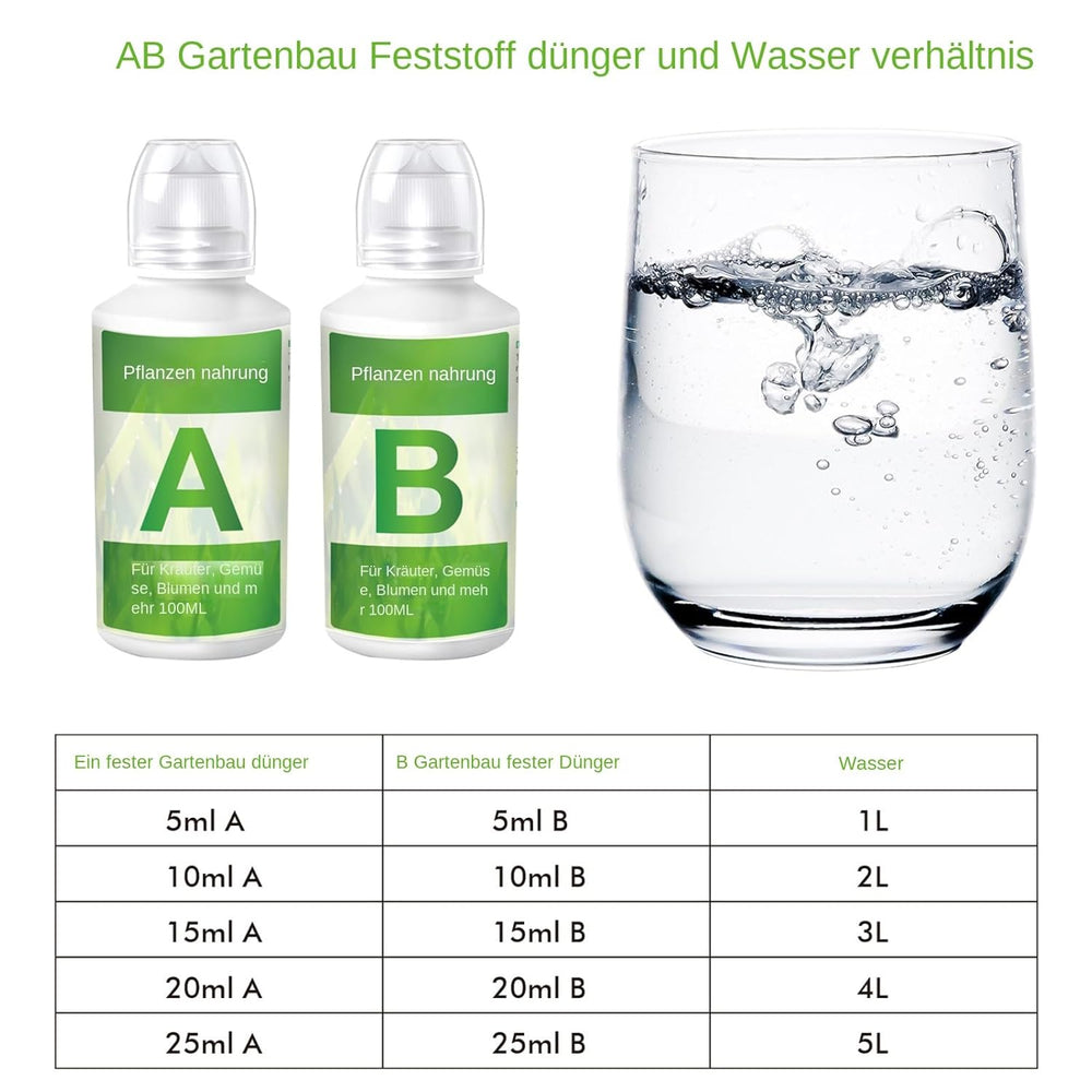 2 fertilizantes para plantas hidropónicas, nutrientes para plantas hidropónicas, fertilizantes hidropónicos, solución de nutrientes para plantas hidropónicas, fertilizantes para sistemas hidropónicos A y B