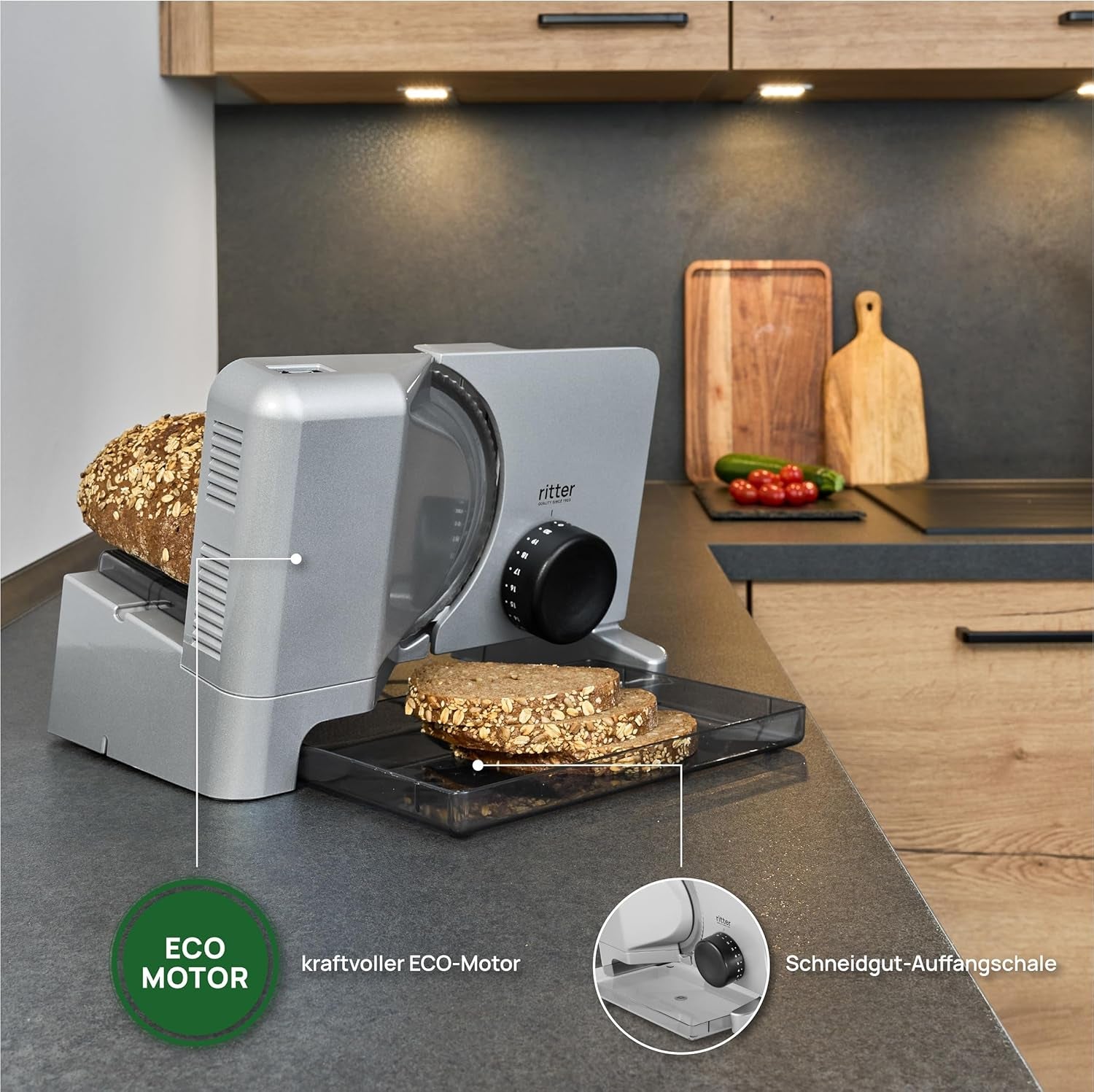 Ritter E 16 Cortadora eléctrica multifuncional Rasnites y Rebanadoras Naty Shop