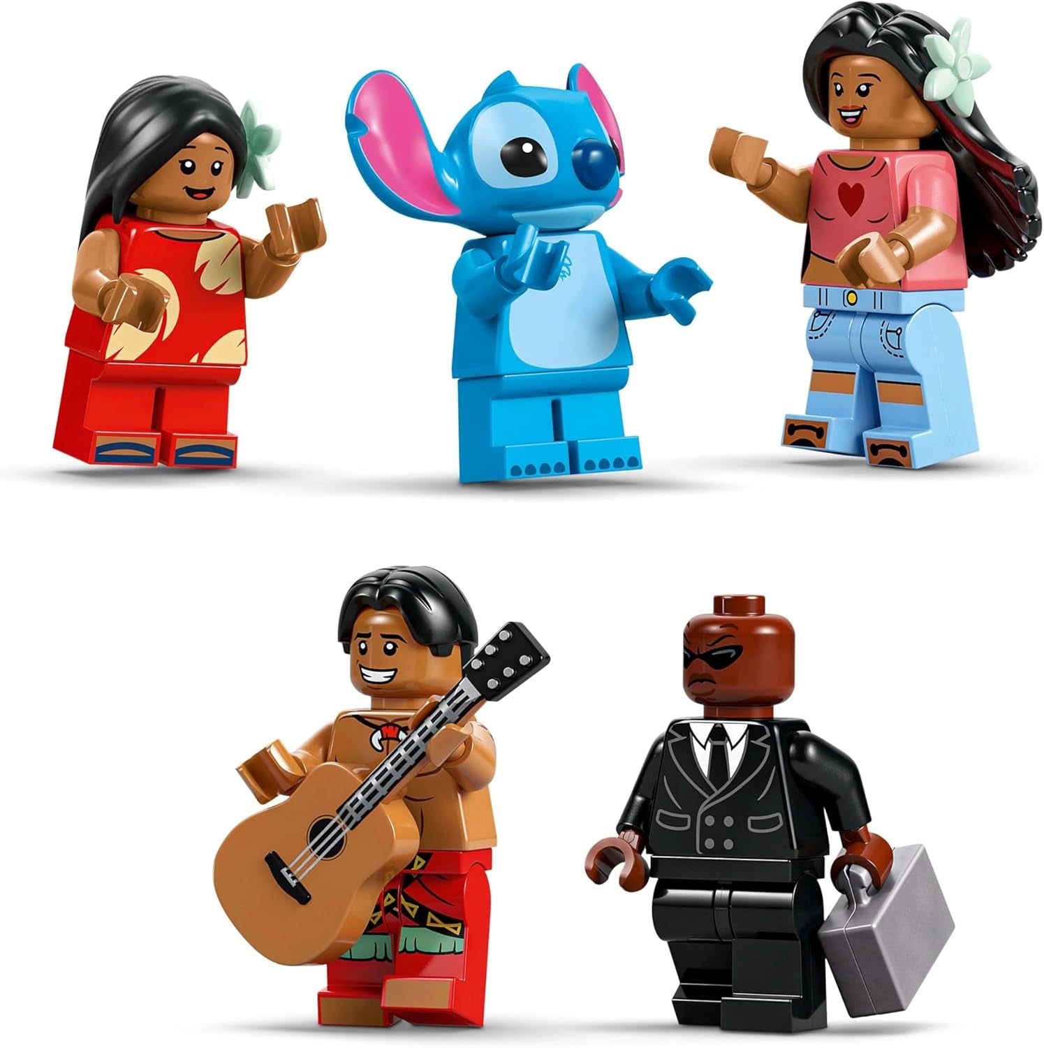 LEGO Ç€ Casa de Playa Disney de "Lilo y Stitch" - Juguete para construir con 6 habitaciones, observatorio, nave espacial y 5 minifiguras - regalo de cumpleaños para niñas y niños mayores de 9 años y fans 43268 Besuche den LEGO-Store sets de construcción