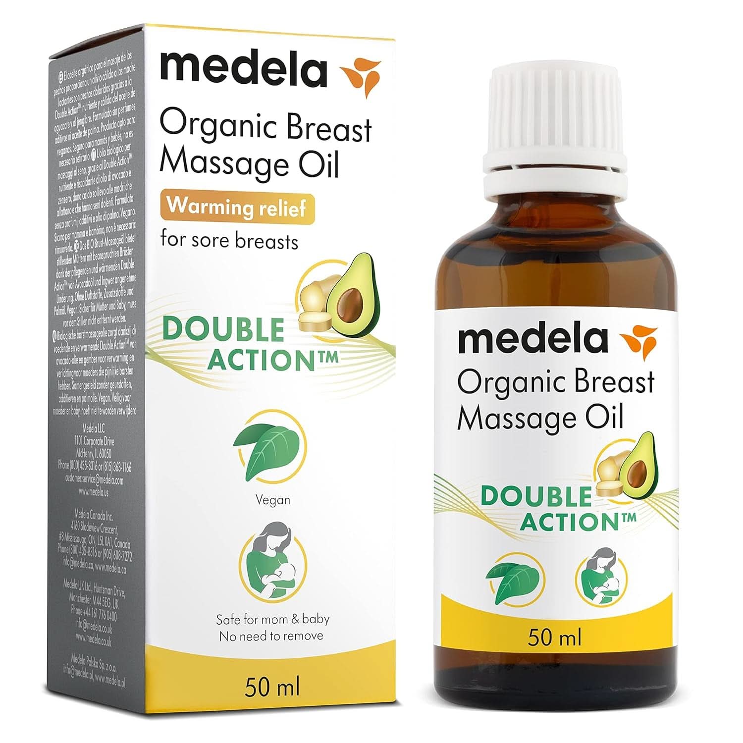 Medela Bio-Brustwarzenbalsm – Beruhigend Und Pflegend Für Stillende Mütter – Hergestellt Aus Naturichen, Sicheren Inhaltsstoffen – Linderung Bei Beanspruchten Brustwarzen – Postpartum Essentials 40 G Accesorios Alimentación y Lactancia Baby Naty Shop Bio Brustmassageöl