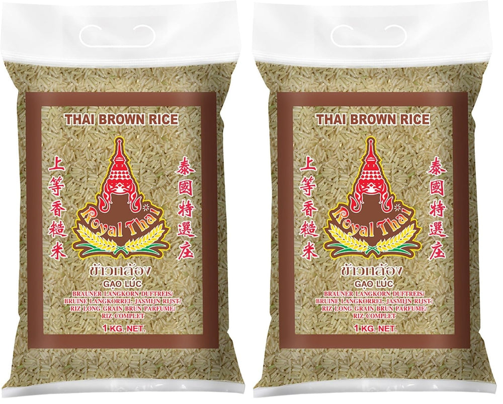 ARROZ ROYAL THAI - Arroz integral fragante de grano largo - 1 x 1 kg