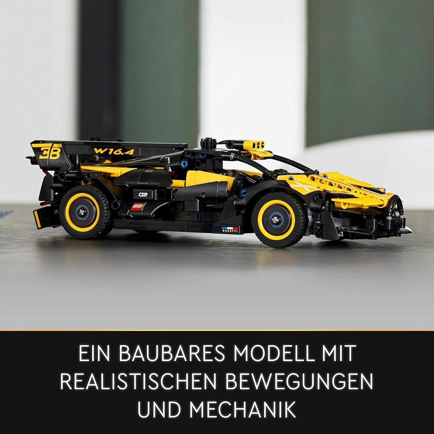 LEGO Technic Coche de carreras Bugatti, kit de modelo de coche, coche deportivo de juguete, icónico juego de coches coleccionables, juguete de construcción a partir de 9 años 42151 Juegos de construcción Besuche den LEGO-Store