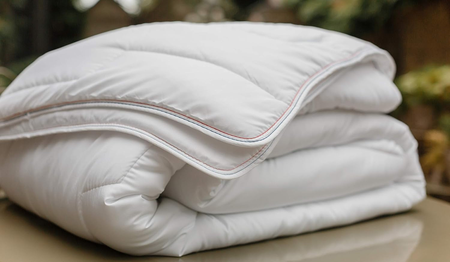 Edredón de Algodón Percal 240 X 220 cm Alta Calidad 100% Algodón Percal Suave y Confortable Durable Fino Acabado Hecho en Francia Edredones y Edredones Blancos Naty Shop