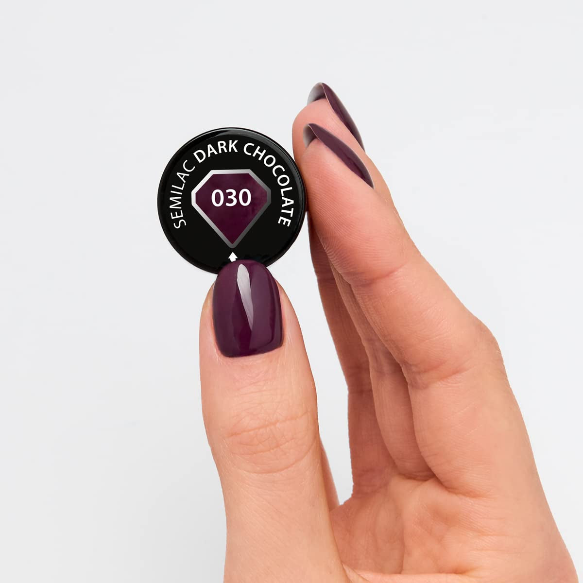 Semilac Esmalte de Uñas UV 030 Chocolate Oscuro 7ml Colección Allure