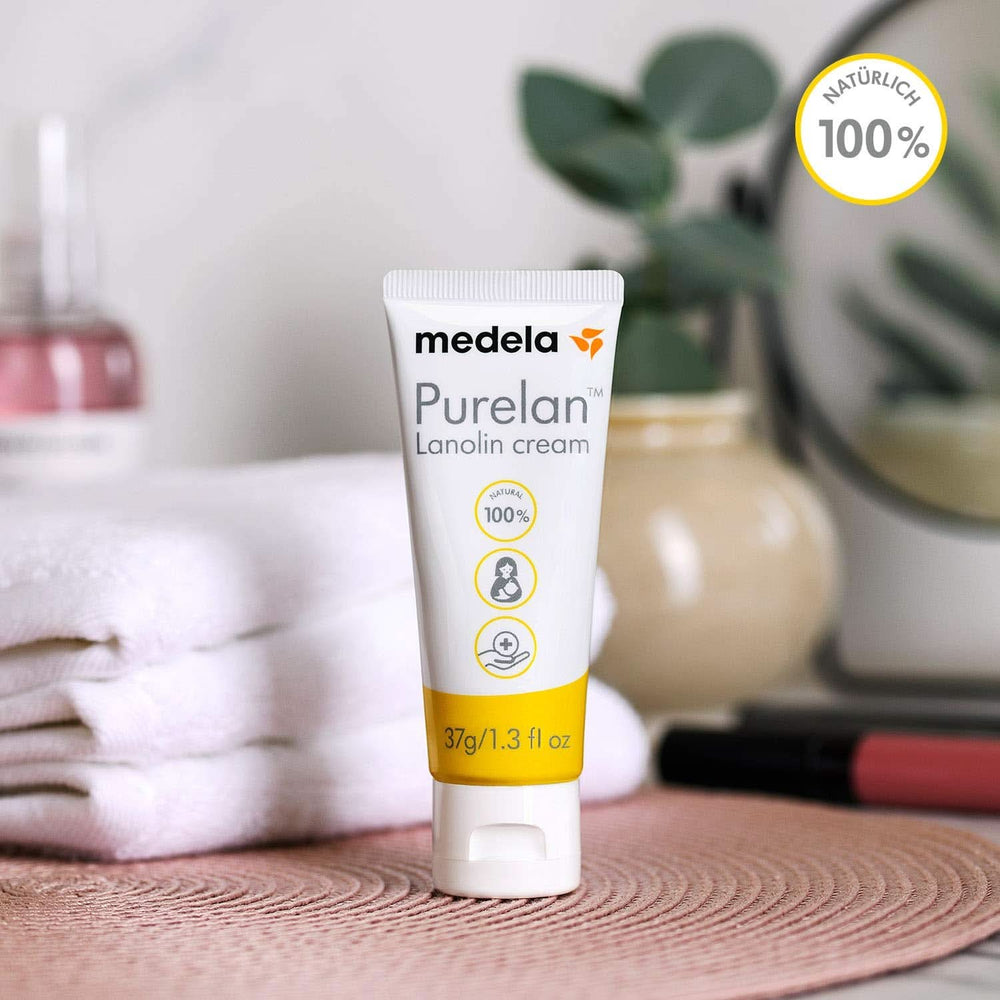 Medela Purelan 37 G Lanolincreme – Schnelle Hilfe Bei Beanspruchten Brustwarzen Und Trockener Haut – 100 % Natürlich, Hypoallergen, Dermatologisch Getestet Und Frei Von Duftstoffen Accesorios Alimentación y Lactancia Bebe Naty Shop