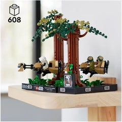 LEGO 75353 Star Wars Persecución en Endor - Set de diorama, El regreso del Jedi con Luke Skywalker, la princesa Leia y el soldado explorador y motos deslizadoras, sets de construcción del 40.º aniversario Consultar en LEGO-Store