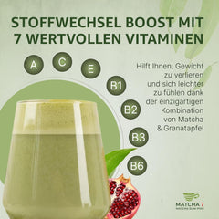 ® Ceremonial Matcha Pulbere X Rodie 100G [Susține slăbirea și metabolismul] - Ceai verde pentru un stil de viață activ și sănătos - Ceai verde fără aditivi (pur și natural)