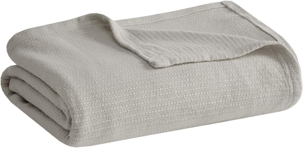 Madison Park Freshspun Wicker Pătură de bumbac Twin Grey Paturi si Cuverturi Madison Park