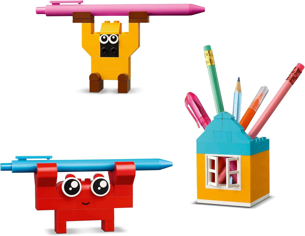 LEGO Classic Creative Fun Box, Ladrillos de construcción de colores para juegos de rol imaginativos, Set de construcción para principiantes, Juguetes para niñas y niños a partir de 5 años, Modelos reconstruibles 11042 Juegos de construcción Besuche den LEGO-Store