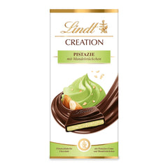 Lindt Creation Hazelnut De Luxe Bar - Chocolate amargo con avellanas crujientes en un relleno cremoso