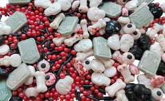 Adornos, caramelos y chispas comestibles, para Halloween, 100 gramos Sprinkles Naty Shop