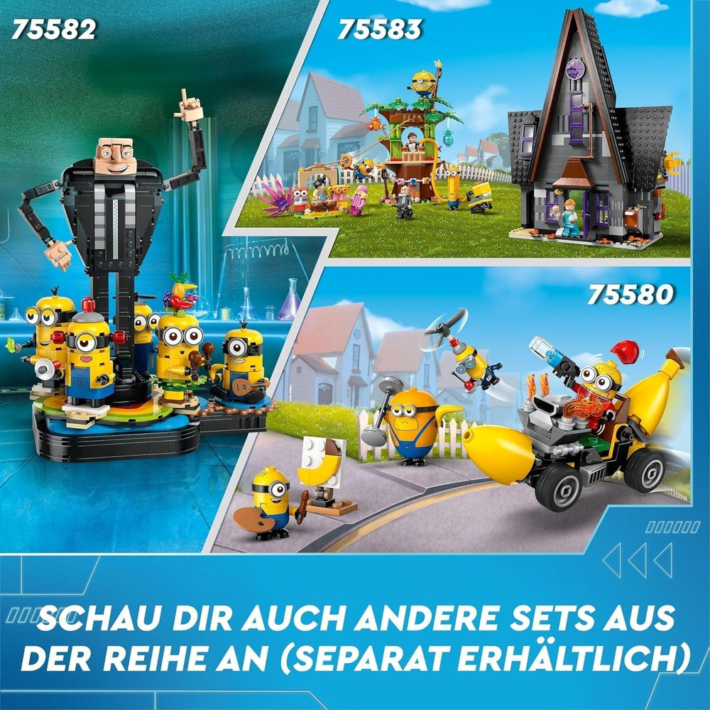 LEGO I - Simplemente Incorregible 4 Minions y la Máquina de Plátanos Set de juego para I - Minions de juguete simplemente incorregibles 4 Regalo creativo para niños y niñas de 6 años 75580 Juegos de construcción Beuche den LEGO-Store