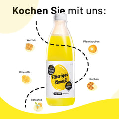 Clara de Huevo Líquida Marca - 6x1kg Proteínas 100% Naturales