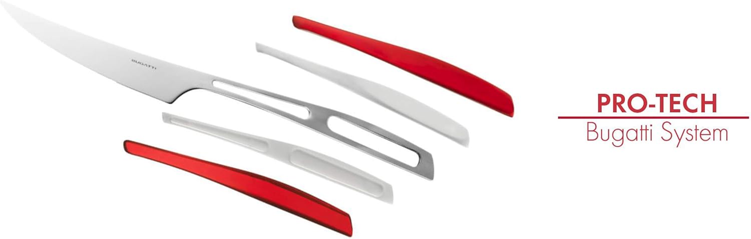 BUGATTI, Glamour, Juego de Cubiertos para 6, 24 Piezas Acero Inoxidable 18/10 Naty Shop