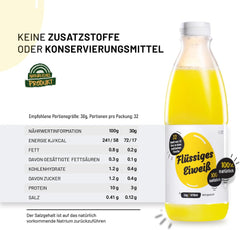 Clara de Huevo Líquida Marca - 6x1kg Proteínas 100% Naturales