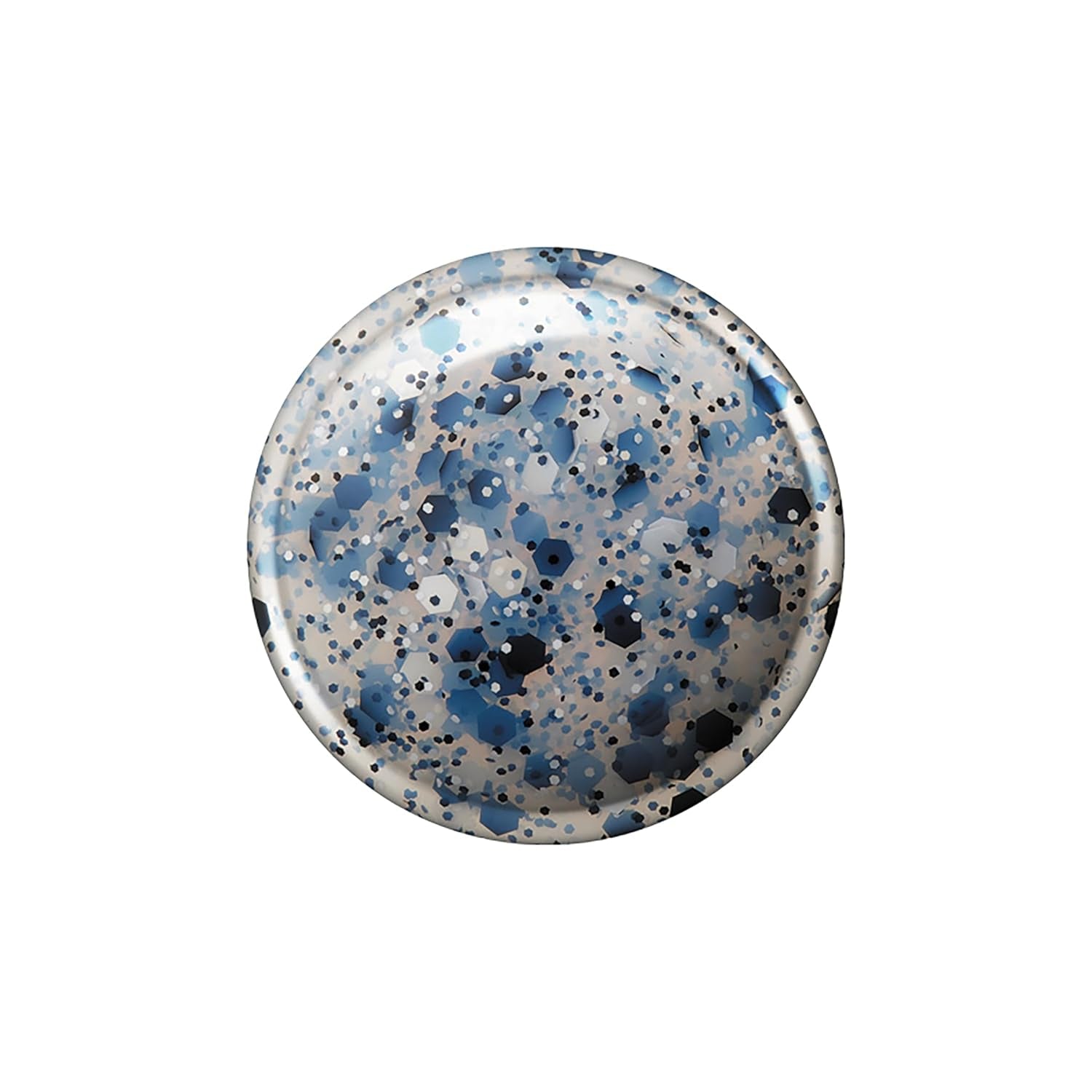 Snails 516202 Top Coat Confetti Blue Esmalte de uñas para bebé, a base de agua, lavable, seguro, vegano