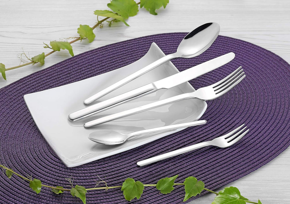 Juego de cubiertos Bettina pulido brillo 30 piezas Cocina Naty Shop