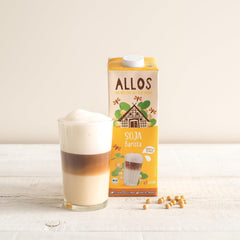 Allos Sojadrink Barista Espuma Para Café Vegano Sin Lactosa