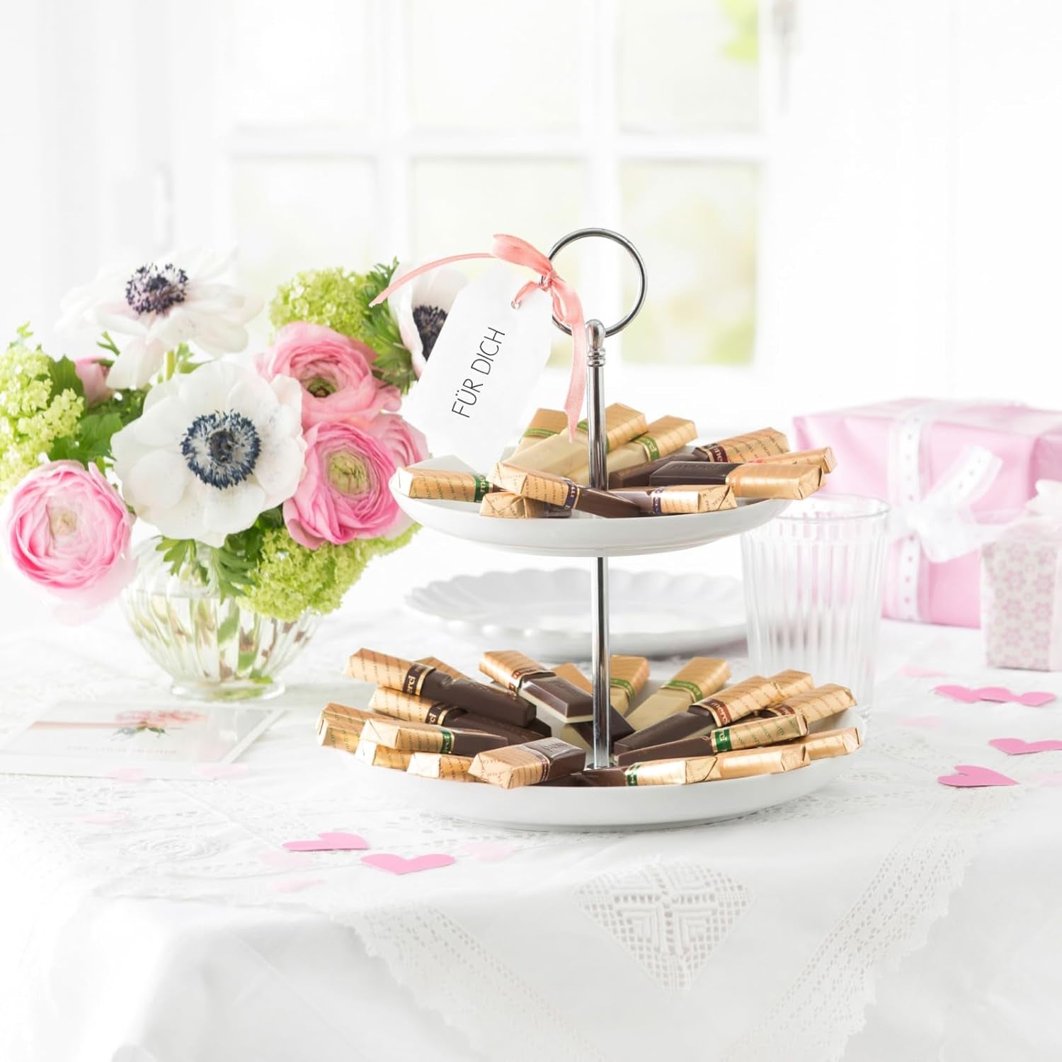 merci Finest Selection Almond Crunch Variedad – 1 x 250 g – Especialidades refinadas con nueces y chocolate – Bombones rellenos y sin relleno