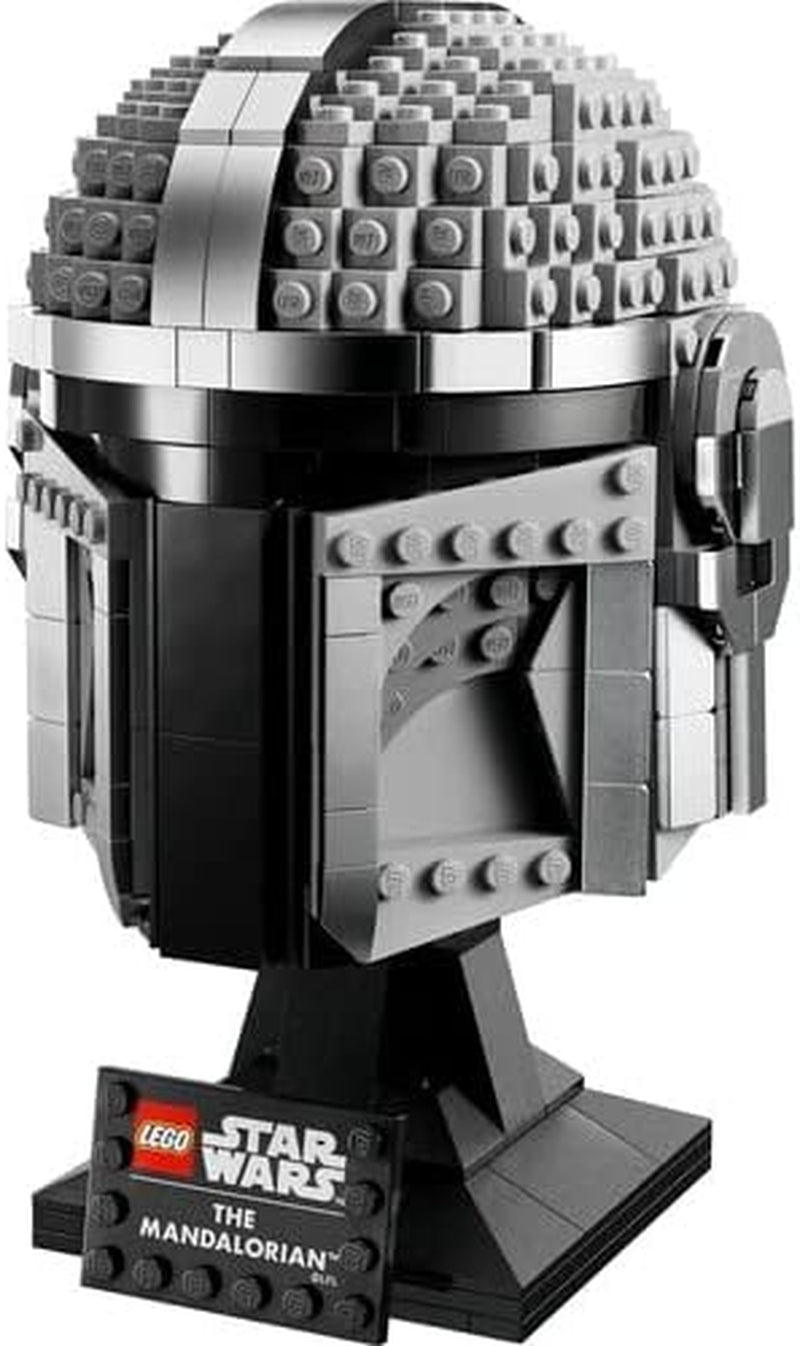 LEGO Star Wars Modelo de casco mandaloriano, colección de decoración de habitaciones y un maravilloso regalo para adultos, kit, hombres, mujeres, madre, padre, idea de regalo de colección 75328 Juegos de construcción Besuche den LEGO-Store