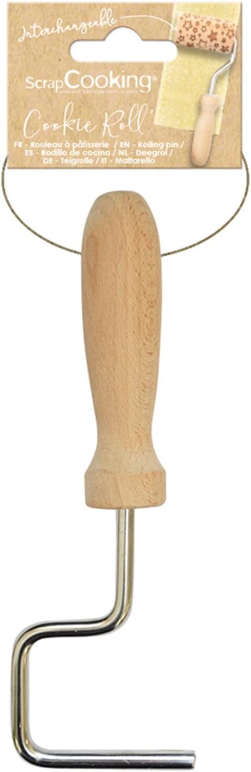 COCCIÓN DE CHATARRA - Griff für Mini-Holzwalze – Werkzeug für Dekoration, Kekse, Kekse, Kekse – 5300