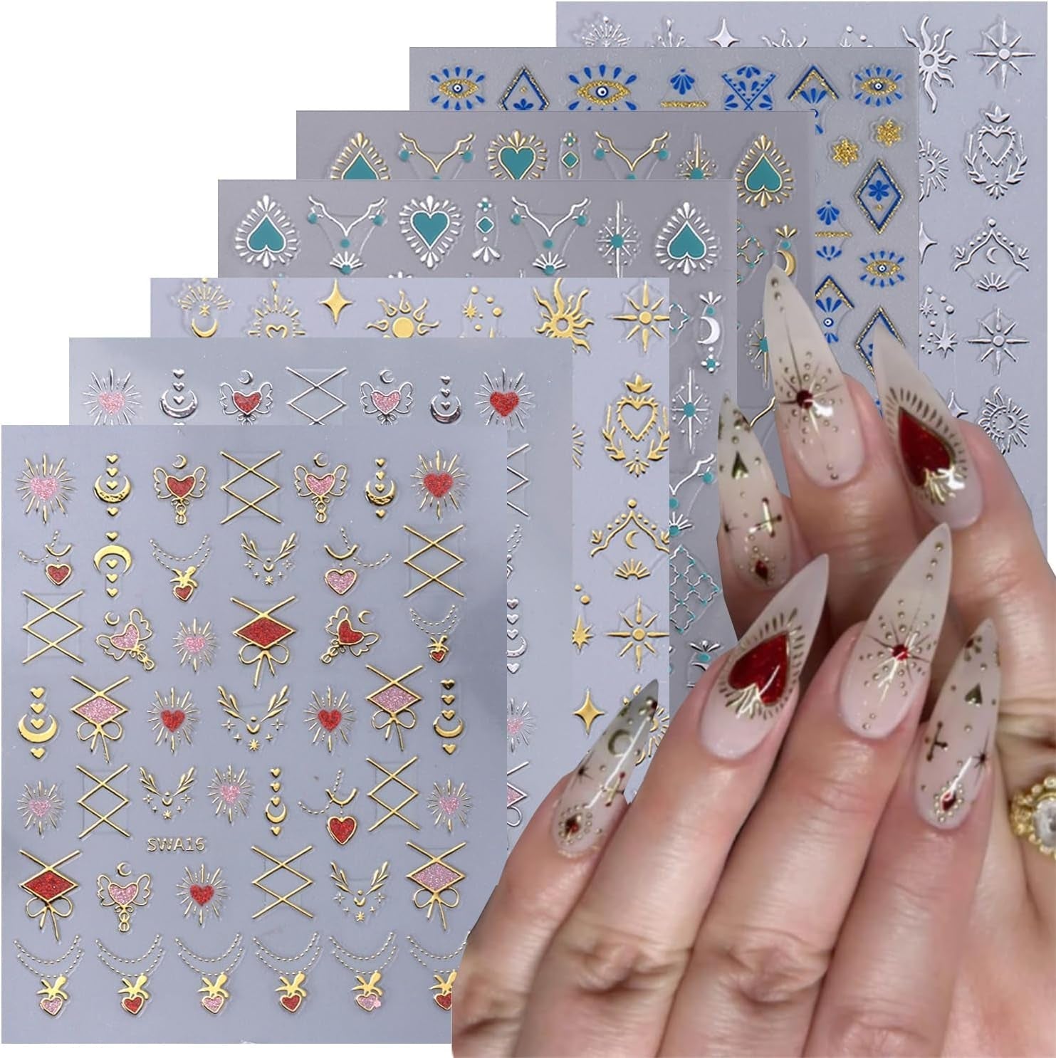 GZMAYUEN 12 culori franceze unghii autocolante 3D franceză culoare gradient unghii autocolante autoadezive unghii design unghii accesorii