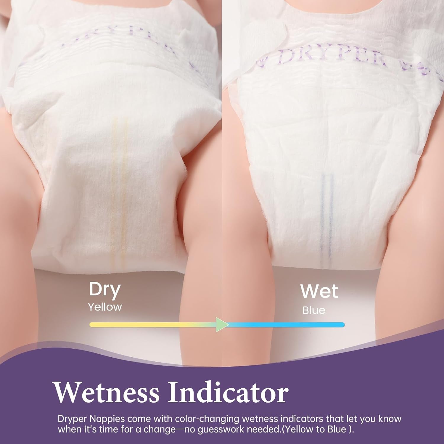 Pañales para bebé talla 4 (10-15 kg), ultrafinos, suaves e hipoalergénicos para pieles sensibles, protección contra fugas 3D, indicador de humedad, 138 pañales premium para día y noche