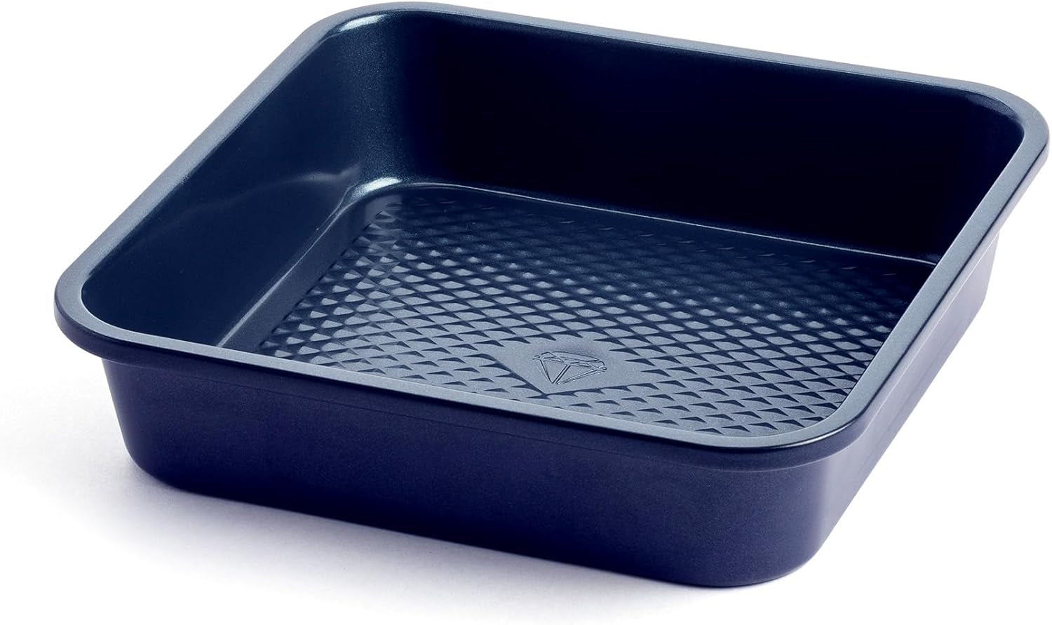 Blue Diamond Bakeware 12Er Muffinform Mit Antihaftbeschichtung, Blau Moldes y bandejas para hornear Naty Shop Quadratische Kuchenform