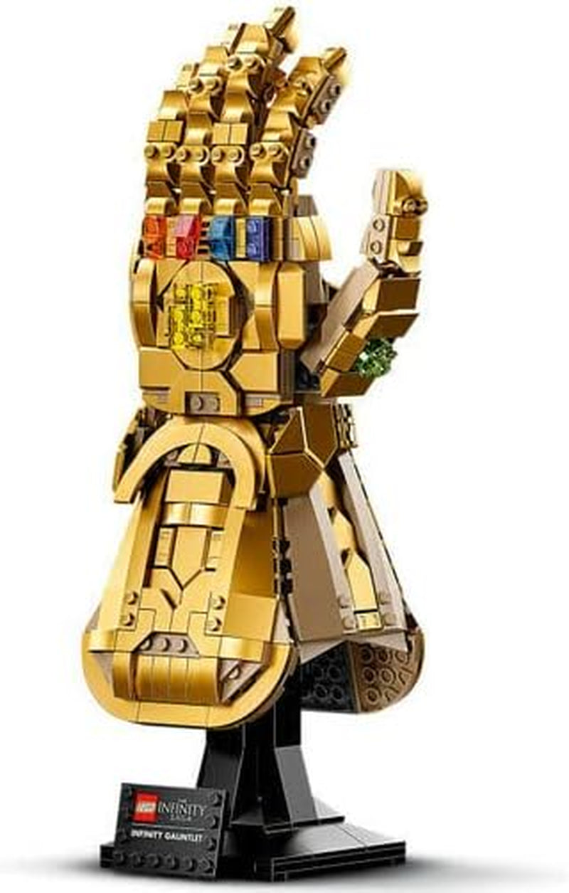 LEGO 76191 Marvel Super Heroes Infinity Glove Avengers Thanos Glove Set de construcción en miniatura para adultos Artículo para fans Regalo para hombres y mujeres Her Him Juegos de construcción Besuche den LEGO-Store