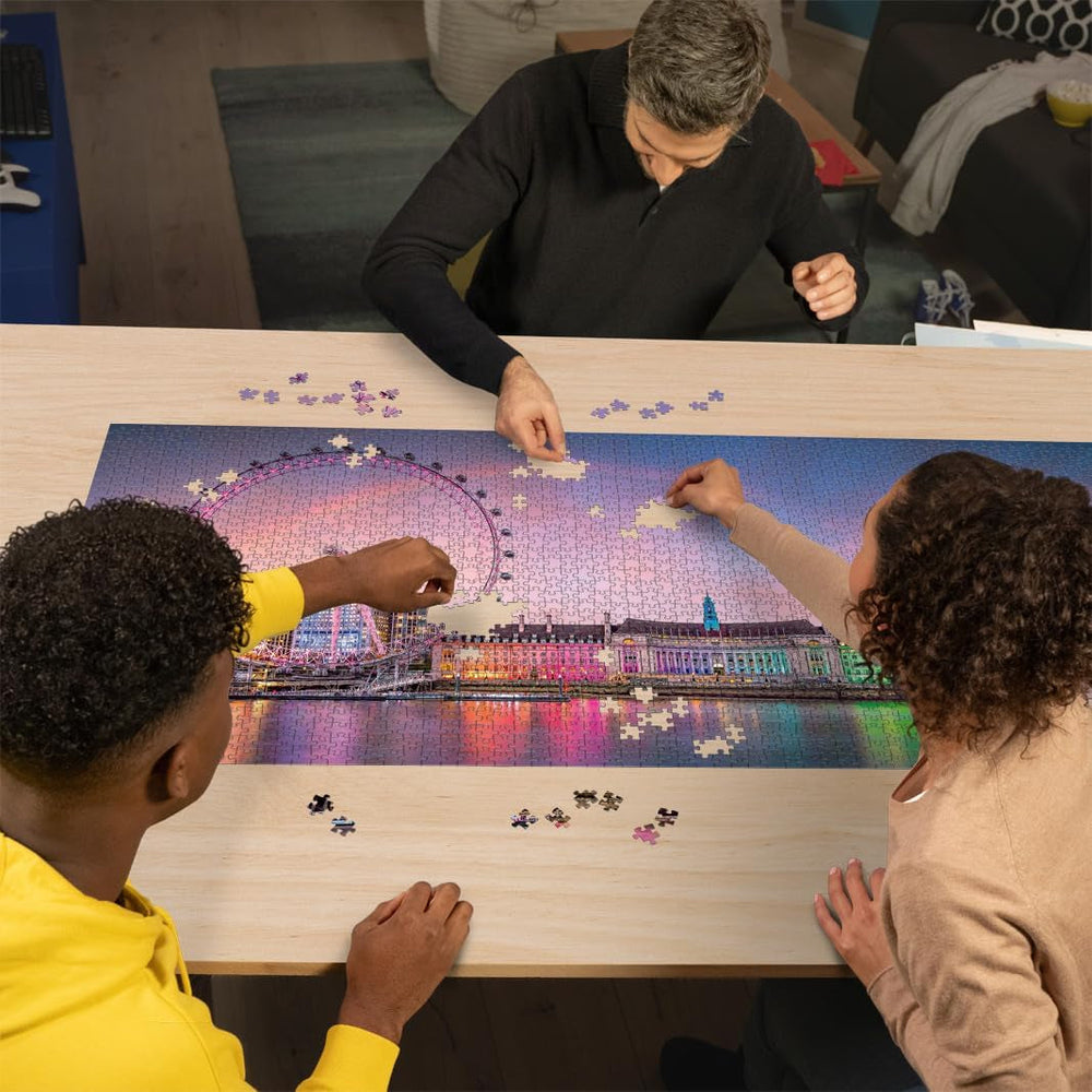 Ravensburger Puzzle 12000805 - Londra colorată - puzzle jigsaw de 2000 de piese pentru adulți cu vârsta de peste 14 ani Puzzle Naty Shop