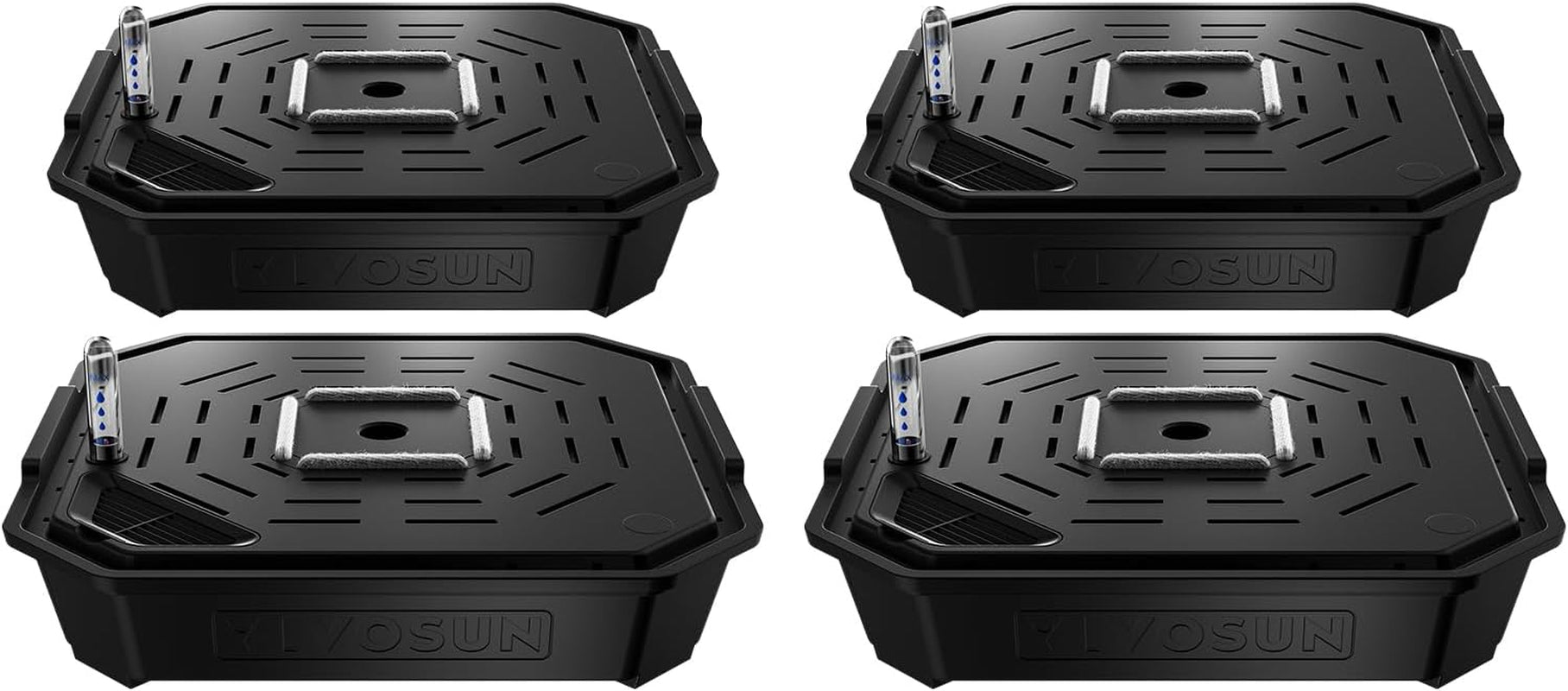 VGrow Caja de cultivo inteligente todo en uno, sistema profesional con lámpara de cultivo Samsung LM301H EVO, sistema avanzado de circulación y ventilación, riego, suministro de nutrientes para hidroponía de interior