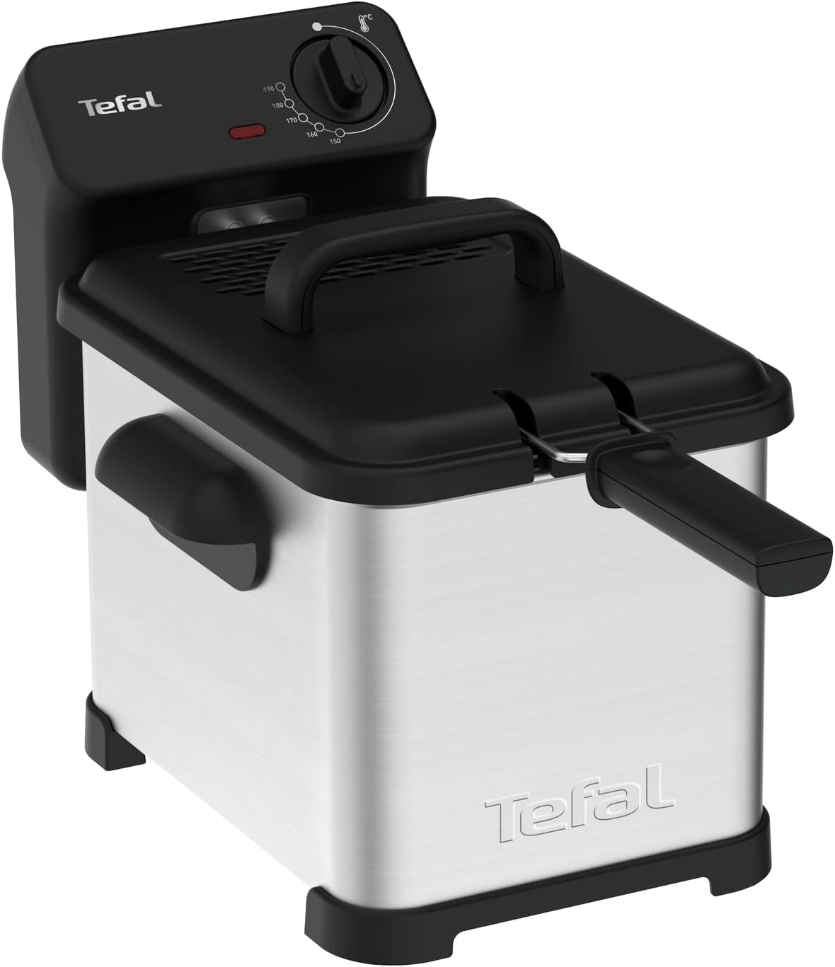 Tefal Family Pro Access 4.0L, 3000 Watt, semiprofesionala, cu ulei, rezervor de ulei detașabil, tehnologie cu zonă de răcire Electrocasnice Naty Shop