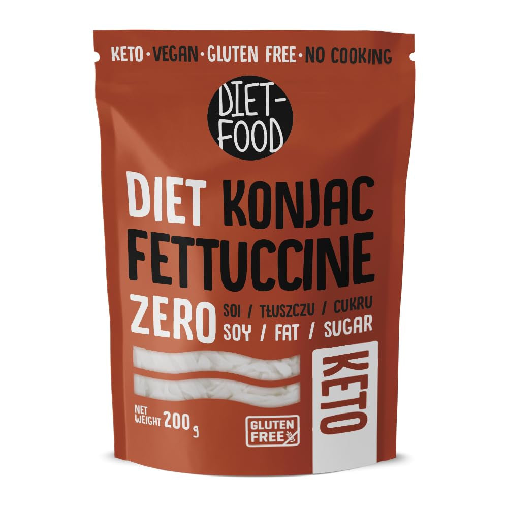 Fideos Shirataki COMIDA DIETÉTICA Fideos Konjac bajos en carbohidratos y bajos en calorías Comida vegana Sin grasa Sin soja Sin gluten Fideos dietéticos solubles en agua Bajos en calorías 200 Gramos