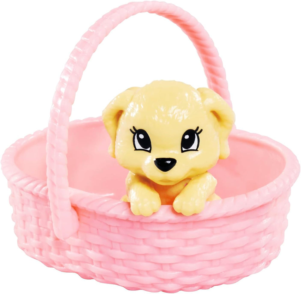 Remorcă pentru bicicletă Steffi Love, păpușă pe bicicletă cu remorcă pentru bebeluș, câine și căști, de la 3 ani în sus