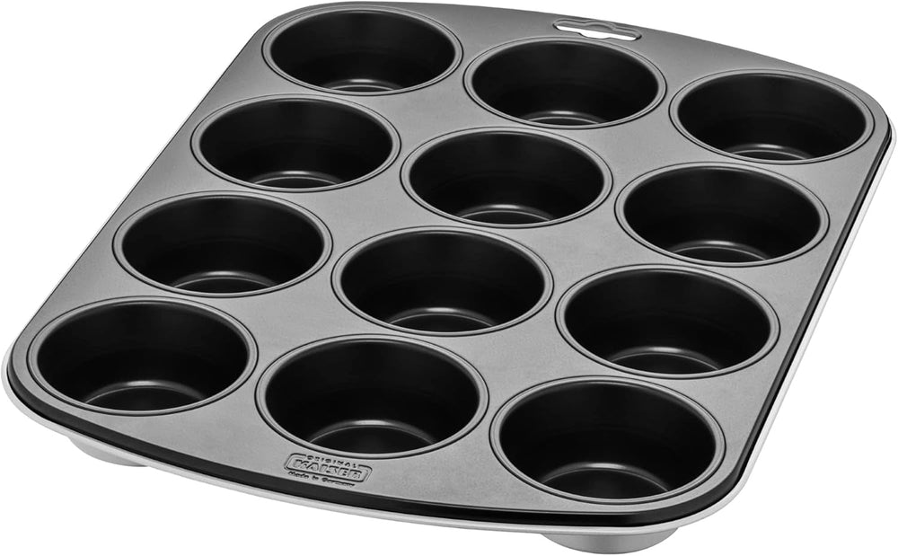 Original Kaiser Classic plus Muffinform para 12 muffins, Muffinform Blech 38X27 cm, Antihaftbeschichte, Standardgröße, Cupcake Formen, Muffin Backform, Rot Moldes y bandejas para hornear Naty Shop Nubia