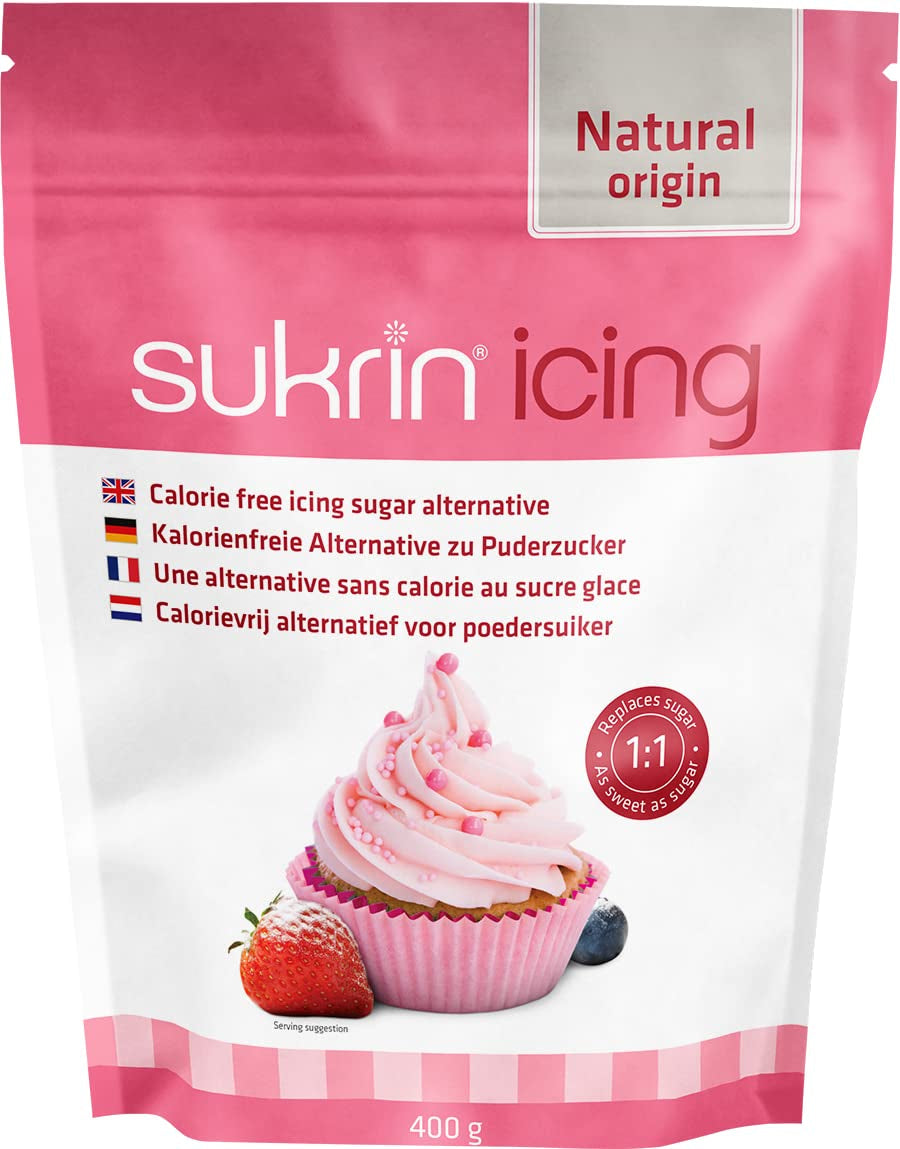 Sukrin Melis Zuckerersatz, Die Natürliche Alternative Zu Puderzucker Ohne Kalorien, 1Er Pack (1 X 400 G) Edulcorantes Naty Shop Título predeterminado
