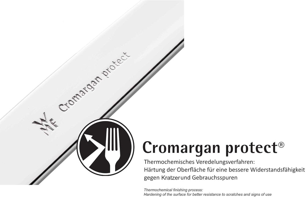 WMF Corvo Besteck Set 12 Personen, 66 Teilig, 60 Teile Mit Servierbesteck, Hohheftmesser, Cromargan Protect Mattiert, Kratzbeständig, Spülmaschinenfest Kitchen Naty Shop