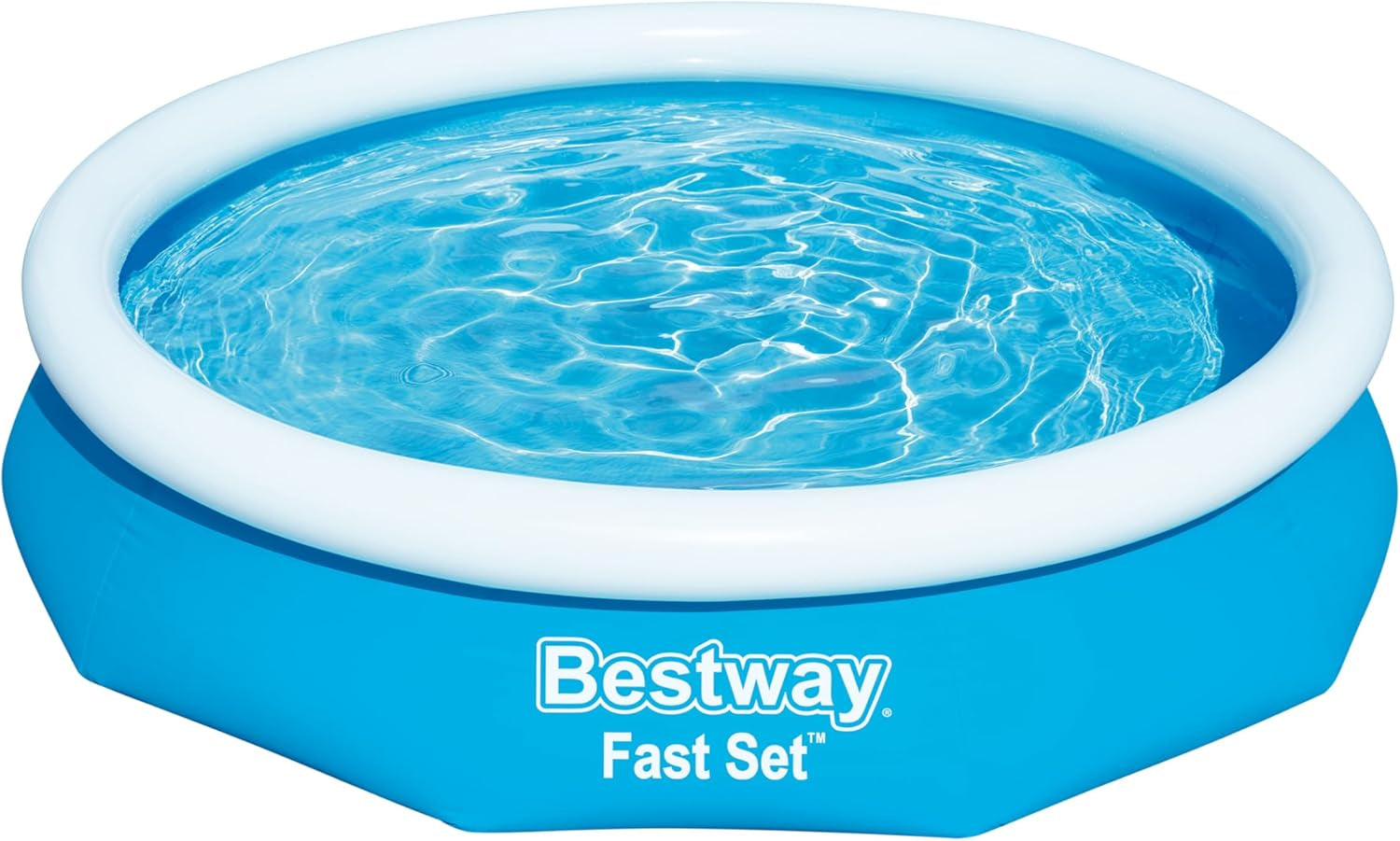 Piscina elevada Bestway Fast Set sin bomba 305 x 66 cm, azul, redonda (57456)