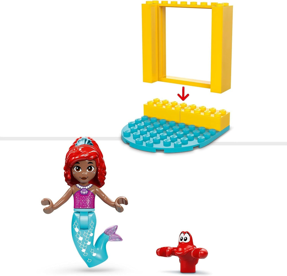 LEGO Ç€ Escenario musical de la Princesa Disney Arielle, juguete de construcción para niños con 2 figuras, idea de regalo para niñas y niños a partir de 4 años y fanáticos de las series de televisión, juguete para niños 43235 Juegos de construcción Beuche den LEGO-Store