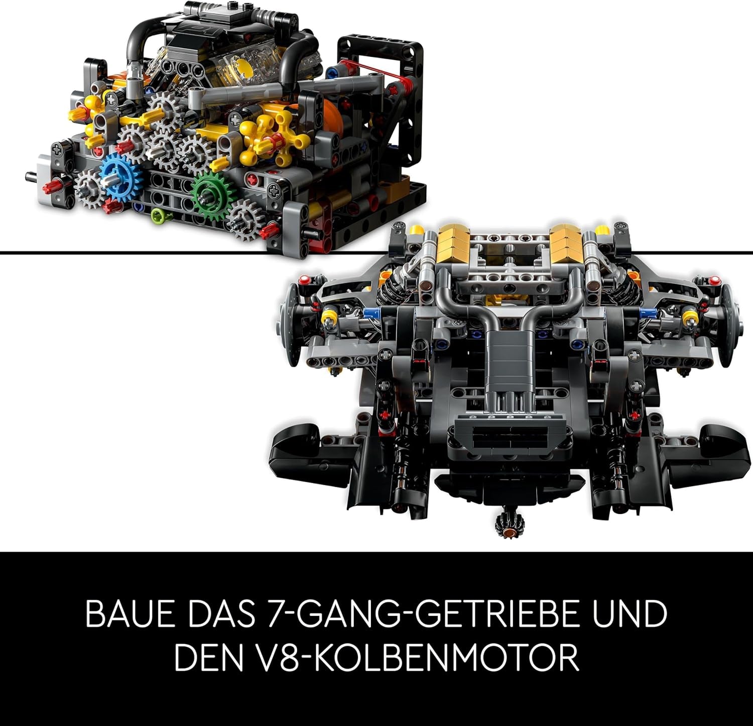 LEGO Technic Juego de superdeportivo Mclaren P1 para adultos, regalo para aficionados a los coches, motor de pistón V8, transmisión de 7 velocidades, coche a escala, juego de coches de juguete 42172 Juegos de construcción Besuche den LEGO-Store