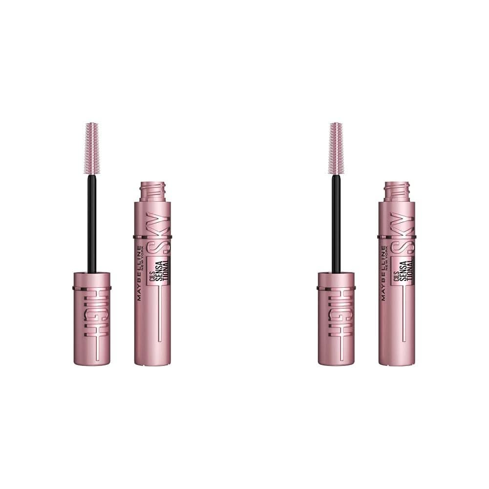 Maybelline Lash Sensational Sky High Cosmética y Belleza Naty Shop Very Black 9,6 ml (2 unidades) Máscara de pestañas Lash Sensational Sky High, Very Black