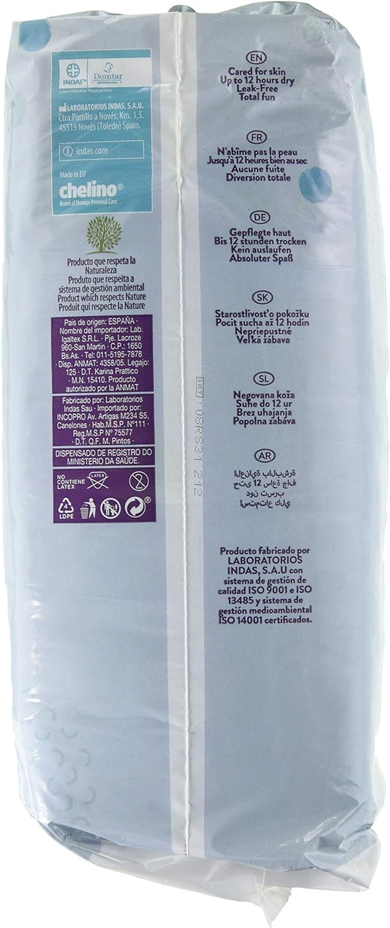 Pañales Indas Fashion & Love XL, talla 6 (17-28 kg), 27 piezas