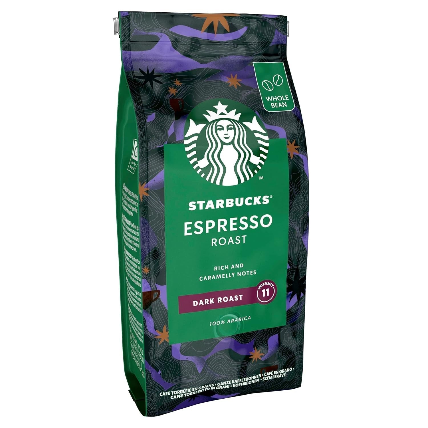 STARBUCKS Espresso Roast, Dark Roast, boabe de cafea întregi Cafea Naty Shop