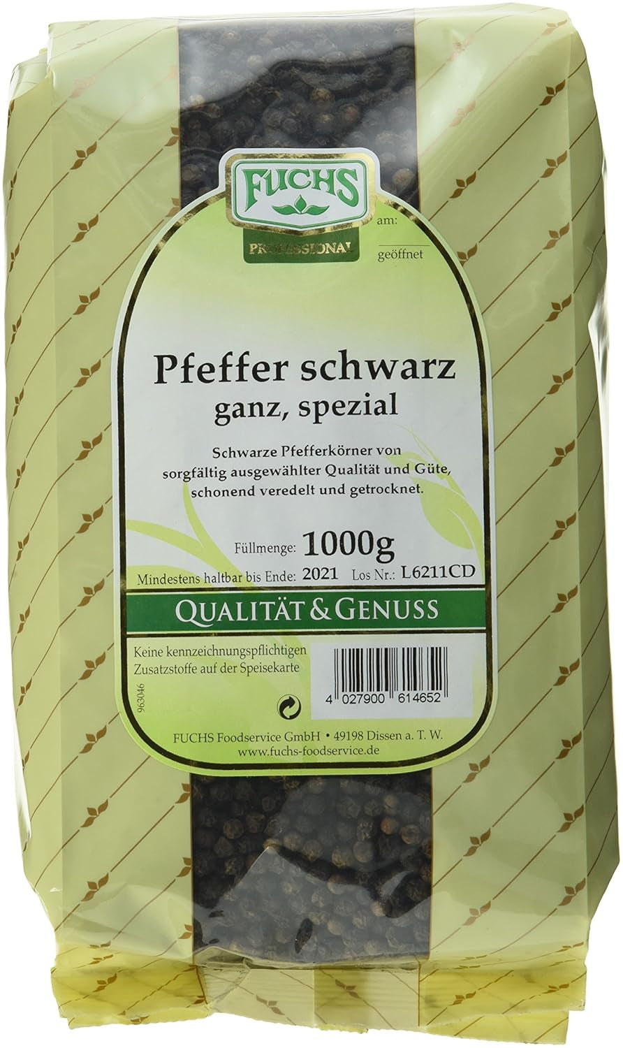 Fuchs Pfeffer negro ganz especial (1 x 1 kg) | 1er paquete