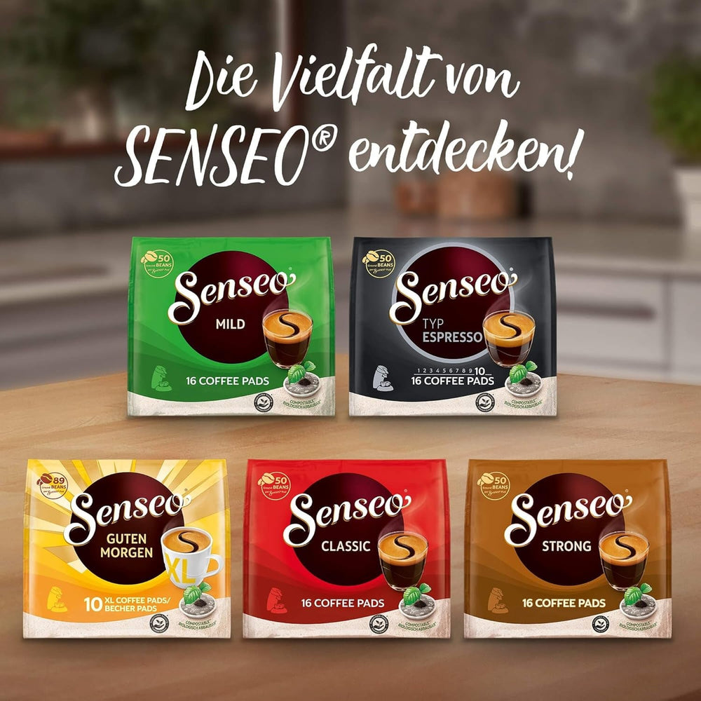 Senseo Pads Caffè Crema, 5 x 16 Getränke, 80 Kaffeepads