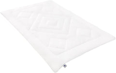 Plapumă Irisette Noblesse pentru toate anotimpurile - Made in Germany - Cuvertură cu capac din bumbac pur, 135 X 200 Cm, certificat Ã-ko-Tex Plapumi si pilote Naty Shop Singur 135 cm X 200 cm Mono