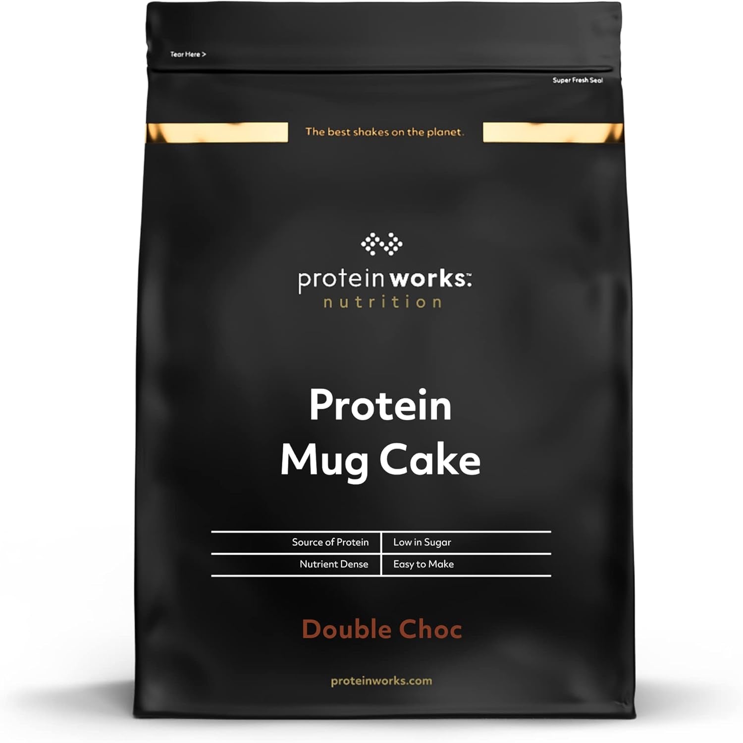 Protein Works Protein Tassenkuchen | Crema de chocolate | Este Köstliche Nachtisch es Sehr Protein- Und Ballaststoffreich| 500G Mezcla para hornear y cocinar Naty Shop Schokocreme 500 G (1Er Pack)